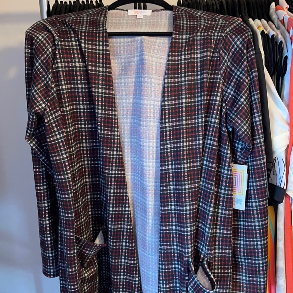 LuLaRoe Sarah M Plaid